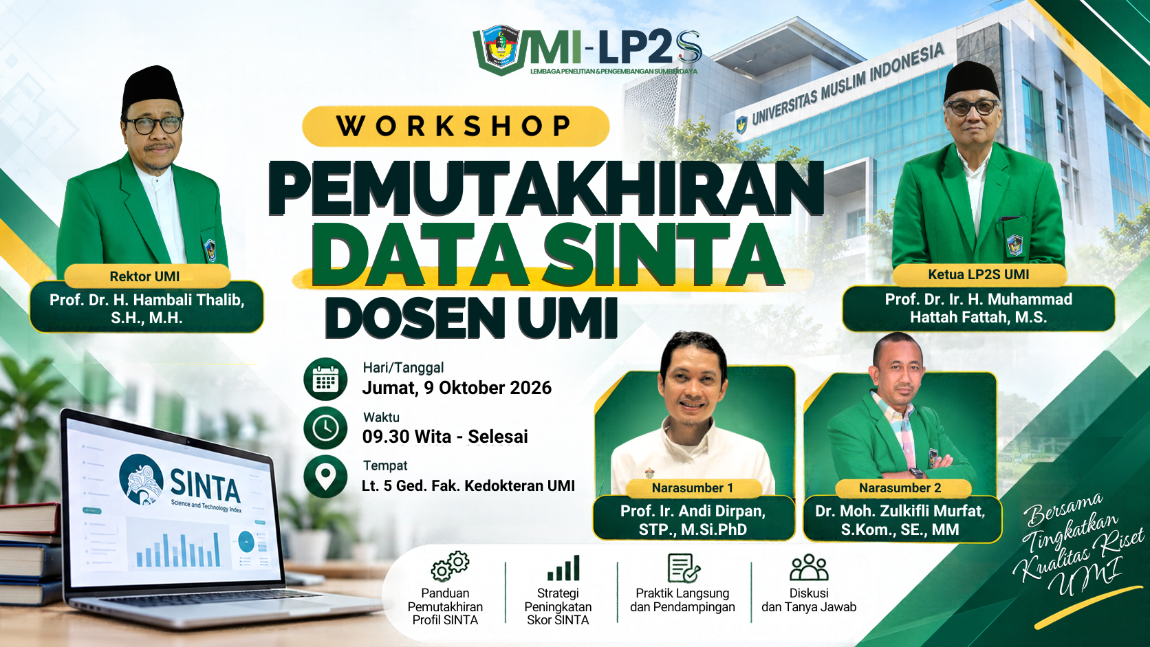 UMI LECTURER DATA UPDATING WORKSHOP