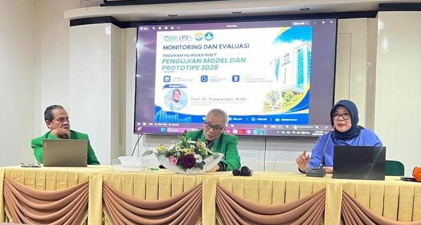 Sembilan Judul Riset Dosen UMI Jalani Monev Eksternal Program Hilirisasi Riset Pengujian Model dan Prototipe 2026